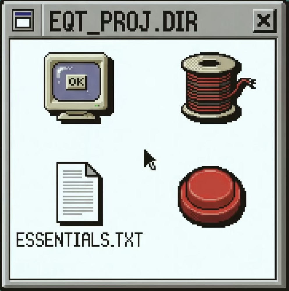 Pixel-art toolkit window
